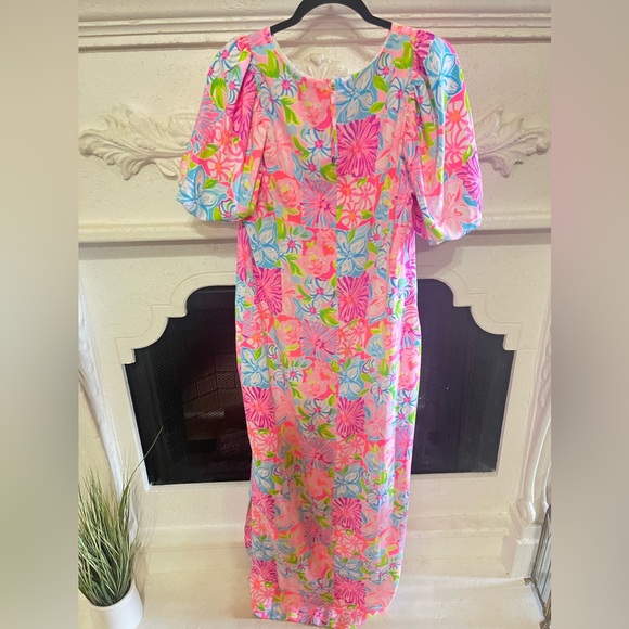 Lilly Pulitzer NWT Stretch Maxi Dress Size 14 - Picture 5 of 6